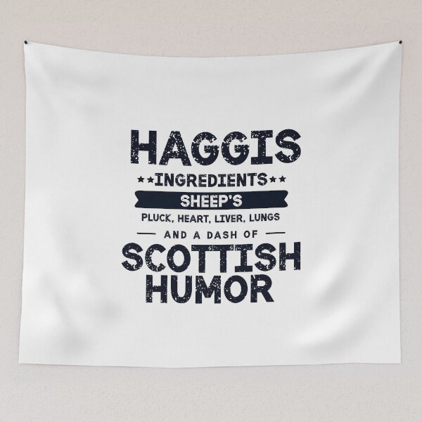 Item preview, Scottish Humor: Haggis Ingredients Slogan Design - Scottish Foodie Design Scottish Haggis Fun Gift designed and sold by MAPDDesigns.