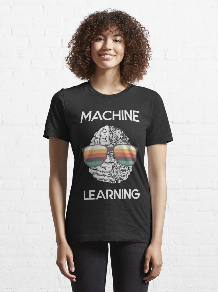 Alternate view of Machine Learning Nerd Essential T-Shirt