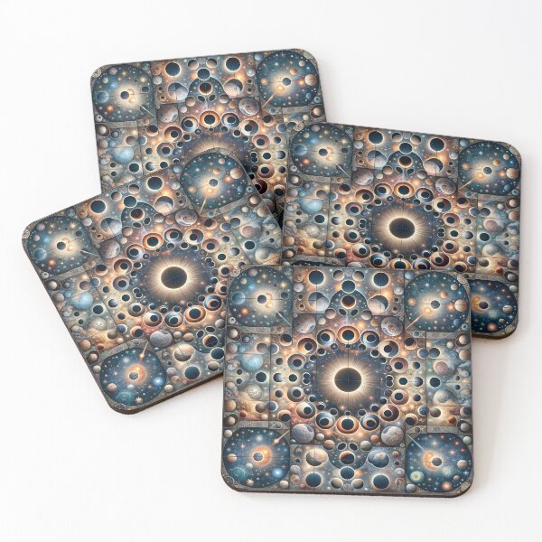 Item preview, Color Circular Cosmic Eclipse Pattern designed and sold by nagol10h.