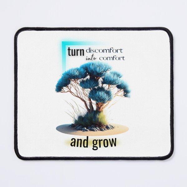 Item preview, turn discomfort into comfort and grow motivational speech self development designed and sold by Anna Sacha.