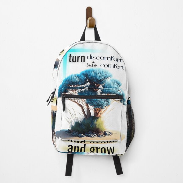 Item preview, turn discomfort into comfort and grow motivational speech self development designed and sold by Anna Sacha.