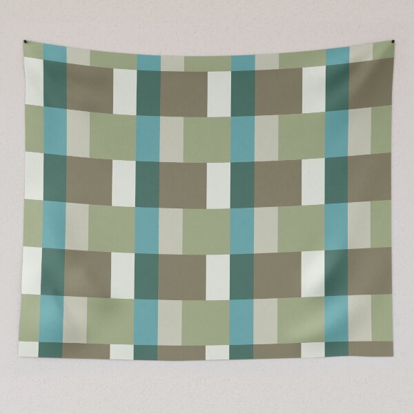 Item preview, Patrón de bloques de colores modernos de mediados de siglo. designed and sold by Joyce63.