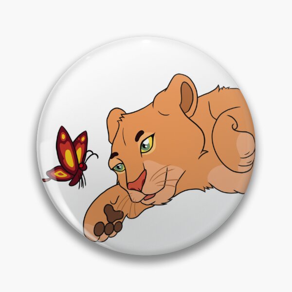 Item preview, Cub Nala with a Butterfly designed and sold by GoldenRisuto.