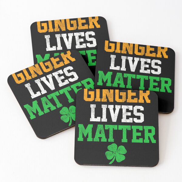 Item preview, Ginger Lives Matter  St Patricks Day Irish Flag Funny designed and sold by BalladOfZeus.
