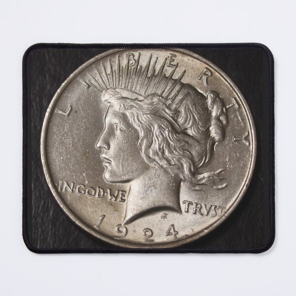Item preview, 1924 Silver Peace Dollar BU designed and sold by coinsxcrochet.