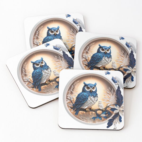 Item preview, Owl in dark night designed and sold by BotunPeony.