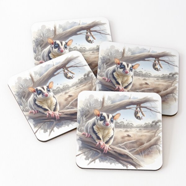 Item preview, Sugar glider wildlife Australia designed and sold by RubisLeaf.