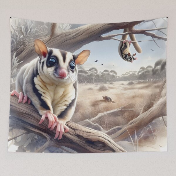 Item preview, Sugar glider wildlife Australia designed and sold by RubisLeaf.