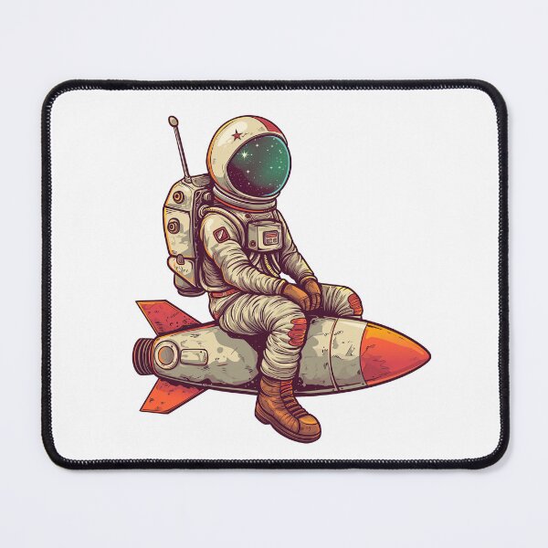 Item preview, Stargazer's Chariot: Retro Rocket Ride to Cosmic Wonders designed and sold by Tincanninja.
