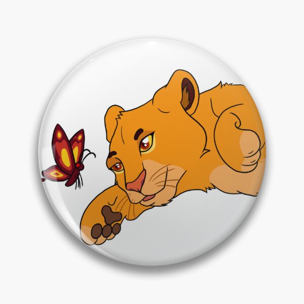 Item preview, Cub Simba with a Butterfly designed and sold by GoldenRisuto.