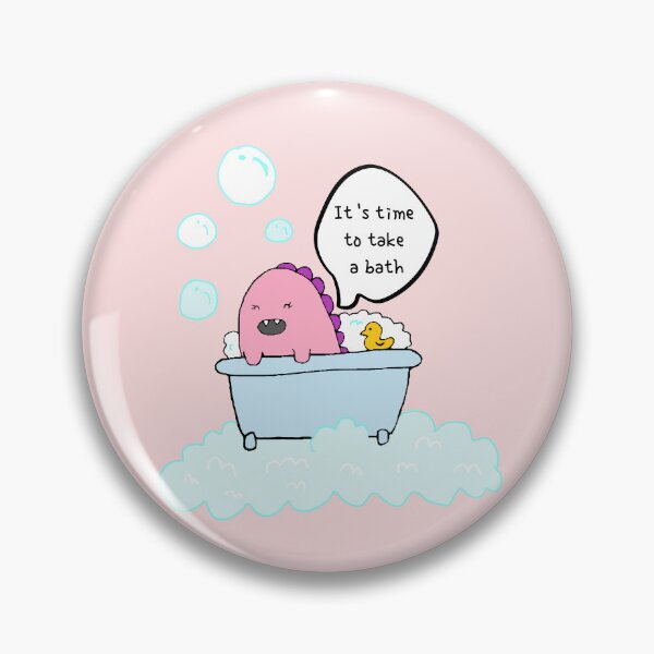 Item preview, It's time to take a bath, dinosaur designed and sold by zzzozzo.