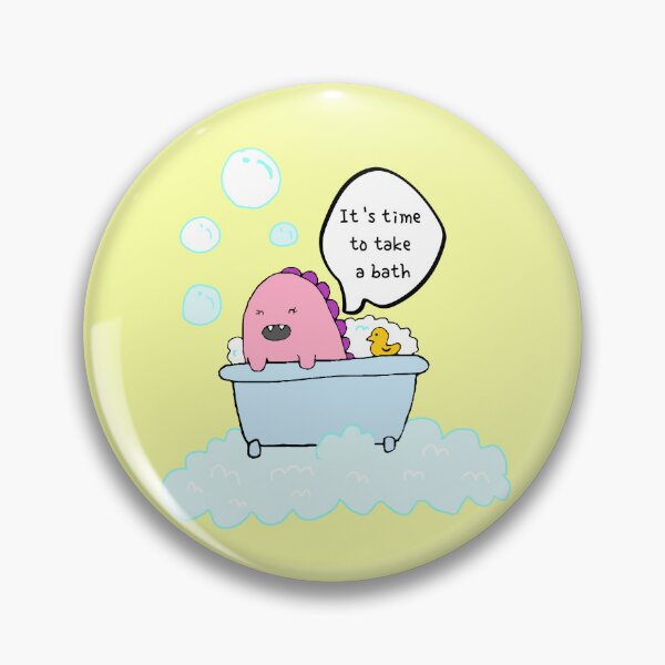 Item preview, It's time to take a bath, dinosaur designed and sold by zzzozzo.