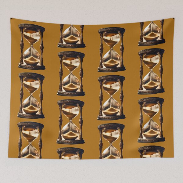 Item preview, Timeless Elegance - Ornate Hourglass Decor designed and sold by Sakshi Jha.