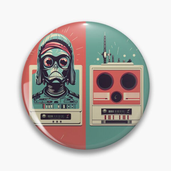 Item preview, TWO ROBOT SIDE BY SIDE designed and sold by matchymatchy.