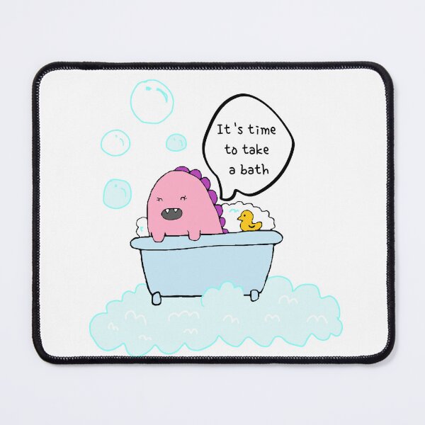 Item preview, It's time to take a bath, dinosaur designed and sold by zzzozzo.