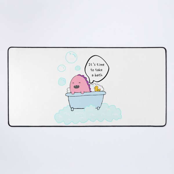 Item preview, It's time to take a bath, dinosaur designed and sold by zzzozzo.