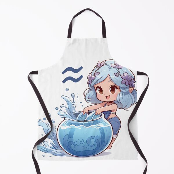 Item preview, Cute Water Bearer - Aquarius Zodiac Sign Art1 designed and sold by GsnDream.