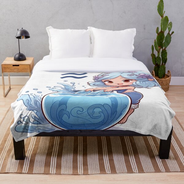 Item preview, Cute Water Bearer - Aquarius Zodiac Sign Art1 designed and sold by GsnDream.