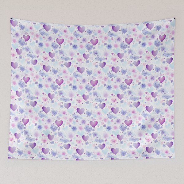 Item preview, Watercolor Pastell Hearts designed and sold by BLUEFOX05.