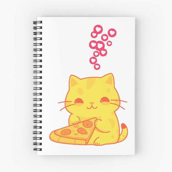 Artikelvorschau, Süße gelbe Katze, die Pizza isst entworfen und verkauft von Joyce63.