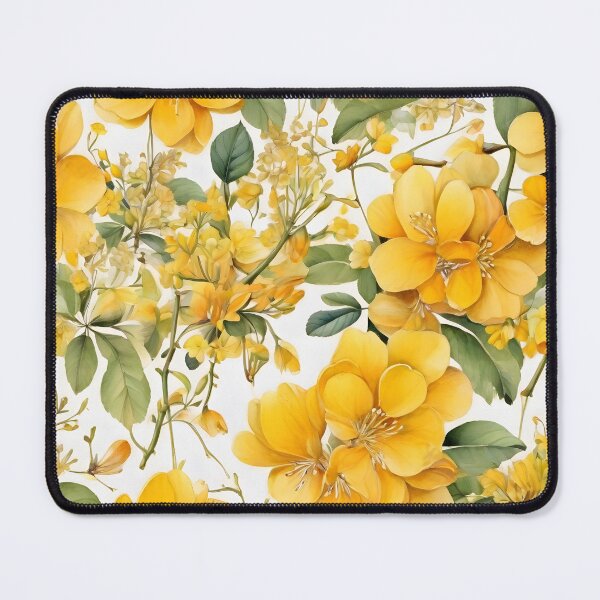 Item preview, Ratchaphruek Flower Pattern designed and sold by HOMETOWN86.