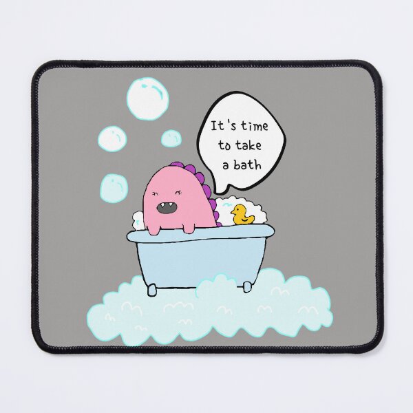 Item preview, It's time to take a bath, dinosaur designed and sold by zzzozzo.