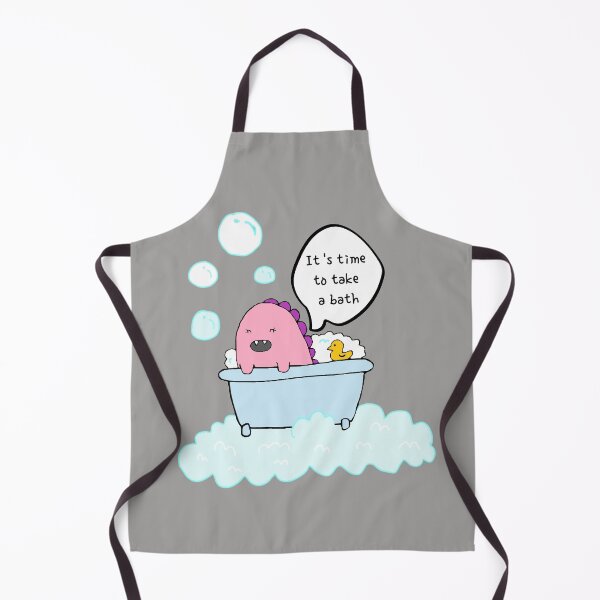 Item preview, It's time to take a bath, dinosaur designed and sold by zzzozzo.