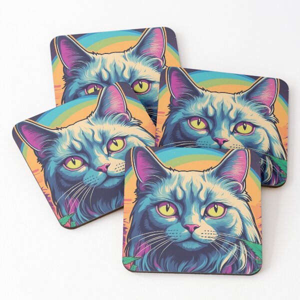 Item preview, Grumps the cat psychedelic wave trip-a-thon designed and sold by wojysmokes.