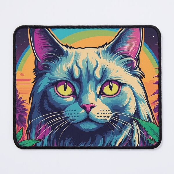 Item preview, Grumps the cat psychedelic wave trip-a-thon designed and sold by wojysmokes.