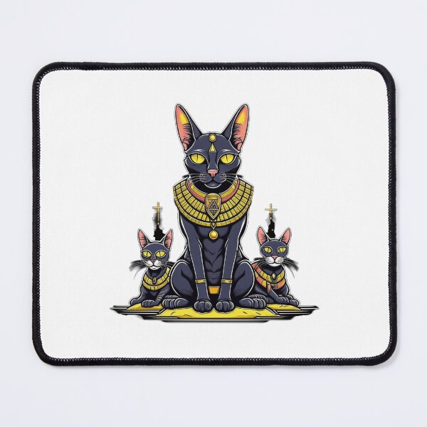 Item preview, Pharaonic Trio of Cats :from EgyApe Artists designed and sold by egyape ⭐⭐⭐⭐⭐.