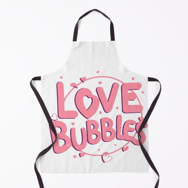 Item preview, Love Bubbles: Pink Message in Circle with Heart Decor designed and sold by HahaHandlesHub.