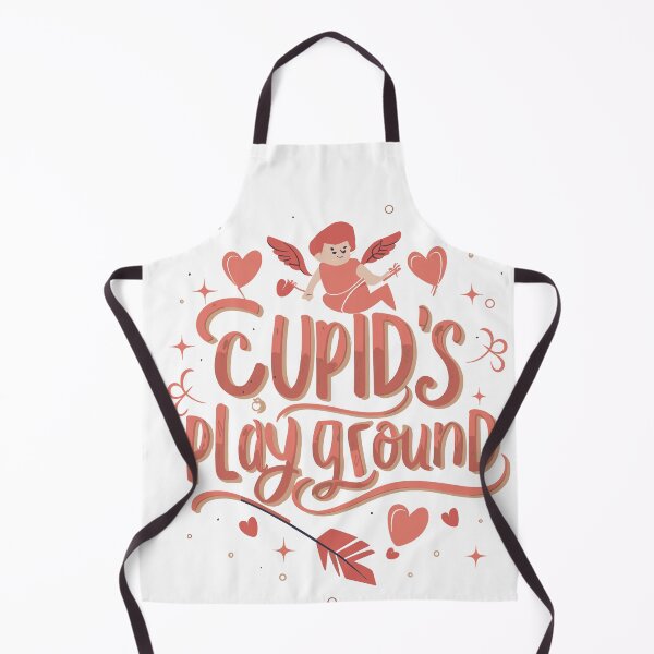 Item preview, Cupid's Playground: Playful Red Design with Cupid, Hearts, and Arrows designed and sold by HahaHandlesHub.