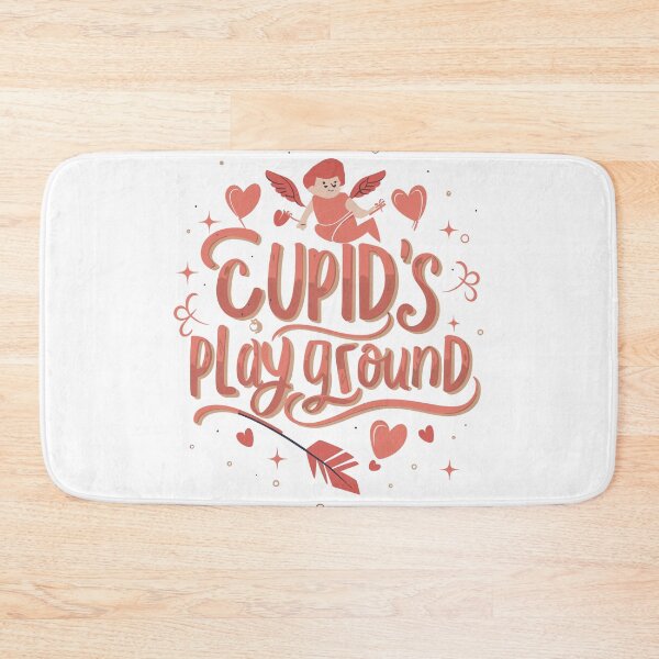 Item preview, Cupid's Playground: Playful Red Design with Cupid, Hearts, and Arrows designed and sold by HahaHandlesHub.