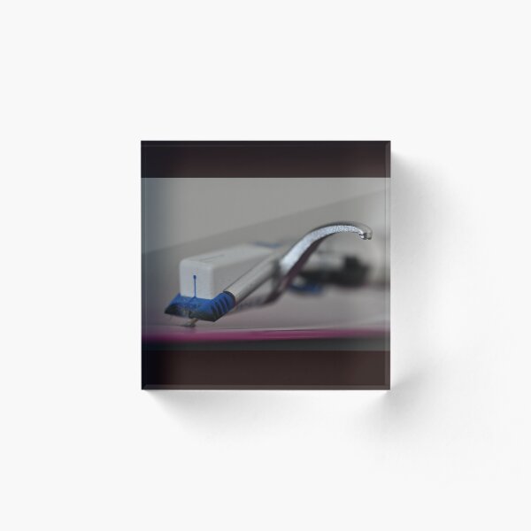 Vinyl rules! Acrylic Block
