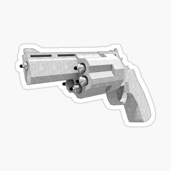 Pistolet Humanisé Sticker