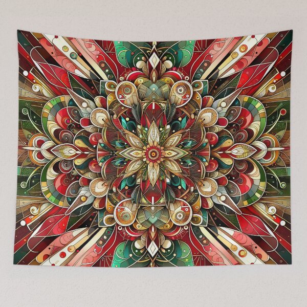 Item preview, Crimson Harmony Mandala designed and sold by ~ QPAIC ~.