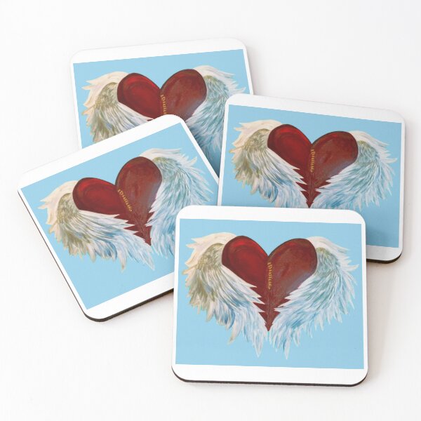 Item preview, Wing Light Art Designs Healing Heart (Light Blue) designed and sold by Wing Light Art Designs.