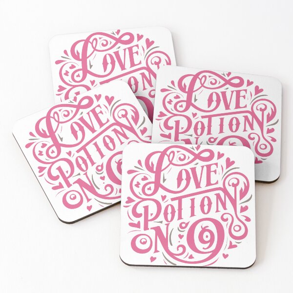 Item preview, Love Potion No.9: Playful Pink Circle Design with Hearts for Romantic Décor designed and sold by HahaHandlesHub.