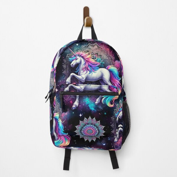 Item preview, Magic Galaxy Dance Unicorn Mandala designed and sold by Guia de Vida.