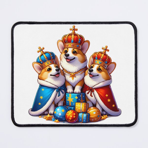 Item preview, Royal Corgi Epiphany Kings Trio designed and sold by EpicPaws.