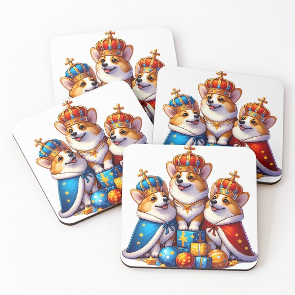Item preview, Royal Corgi Epiphany Kings Trio designed and sold by EpicPaws.