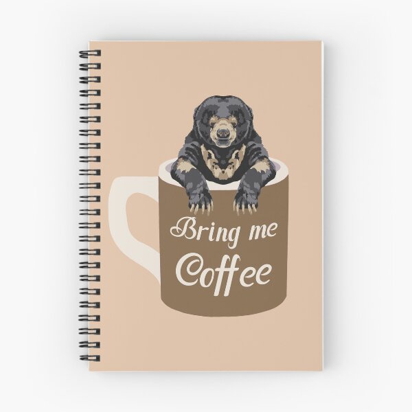 Item preview, Bring me coffee - sun bear designed and sold by GeoCreate.