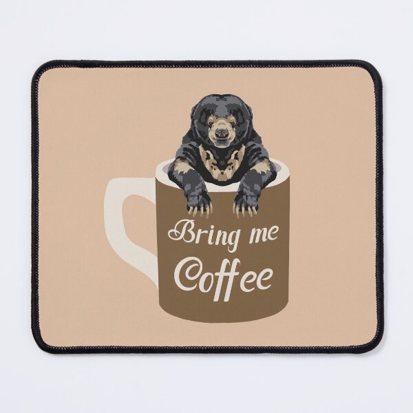 Item preview, Bring me coffee - sun bear designed and sold by GeoCreate.