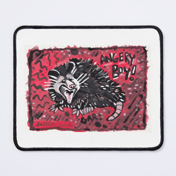 Item preview, Angry Punk Opossum designed and sold by skybluekitty.
