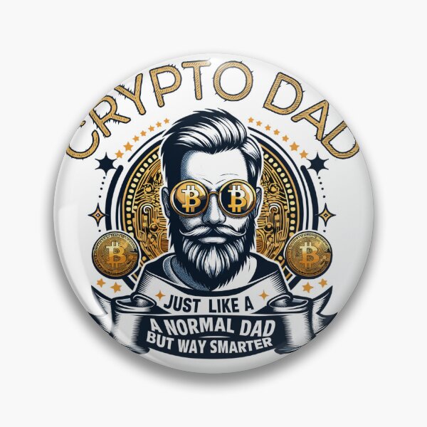 Item preview, Funny Crypto Dad Stylish Bitcoin Smart BTC Traders & Fathers  designed and sold by abboqhse.