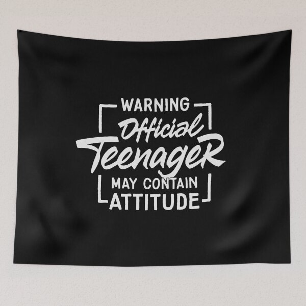Item preview, Warning Official Teenager designed and sold by Zagach Letters.