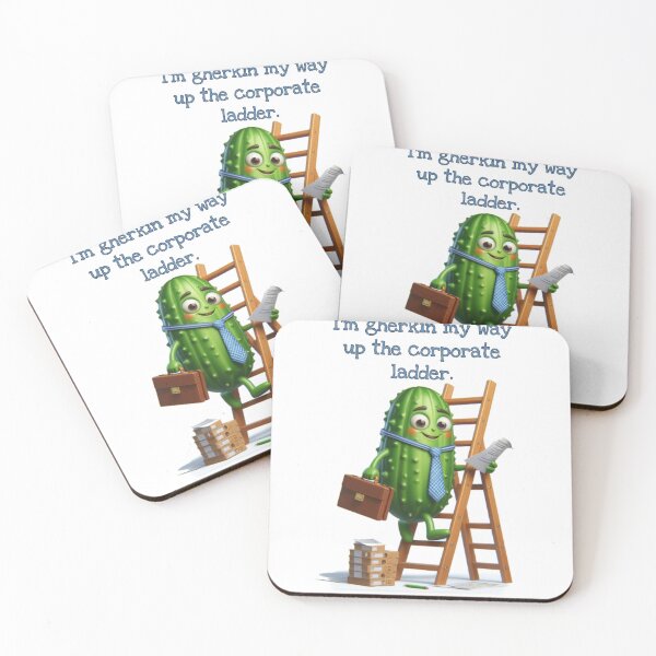Item preview, I’m gherkin my way up the corporate ladder. designed and sold by Wicca and mythical creatures .