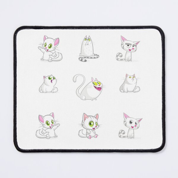 Item preview, cute white kitten waiting for you designed and sold by huape.