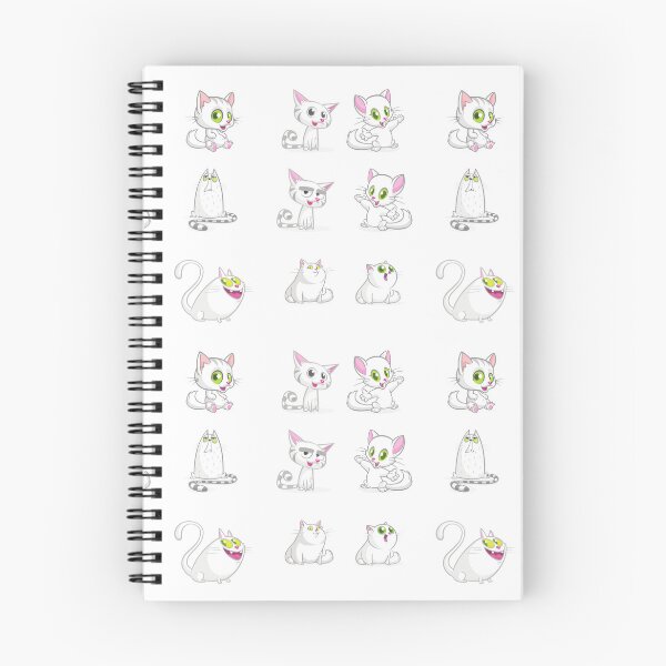 Item preview, cute white kitten waiting for you designed and sold by huape.