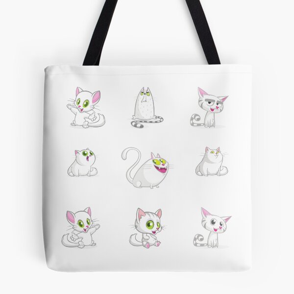 Item preview, cute white kitten waiting for you designed and sold by huape.